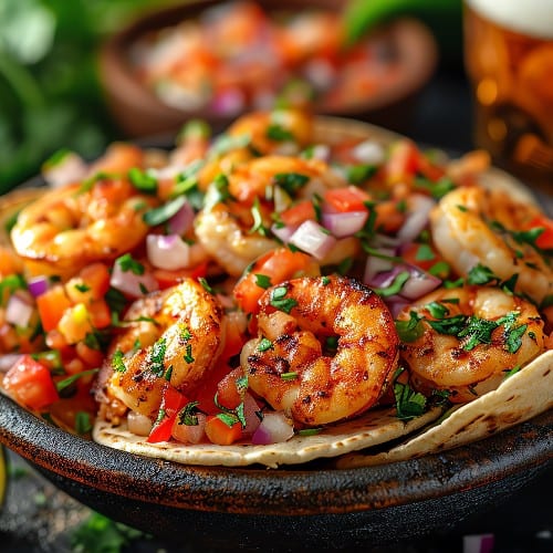Shrimp Fajitas.
