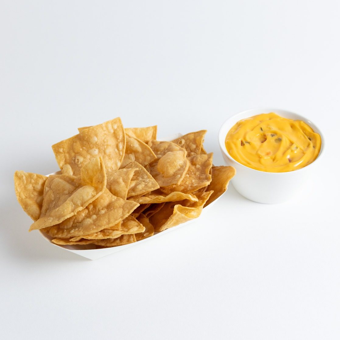 Chips & Queso Dip.