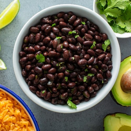 Frijoles.